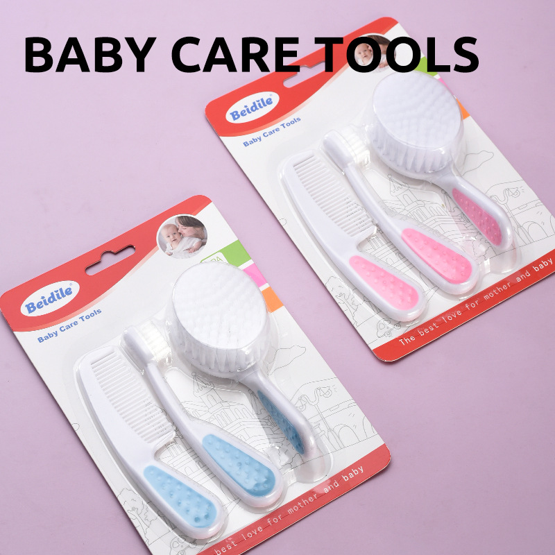 Hair Care For Baby - ชุดดูแลเด็ก 3 ชิ้น หวีเด็ก แปรงสีฟันเด็ก และแปรงหวีผม