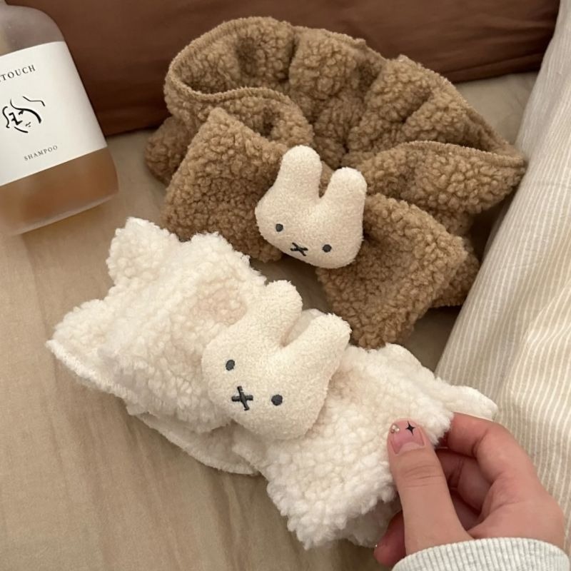 Hair Care In Japan - ที่คาดผมการ์ตูนน่ารักแบบใหม่ ผ้าคาดผมผูกโบว์ ยางรัดผม แหวนดูแลเส้นผม ที่คาดผมแต่งหน้า สวยงาม