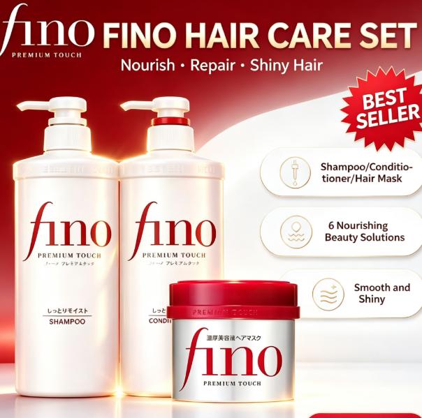 Hair Care In Japan - ชุดผลิตภัณฑ์ดูแลเส้นผม ฟิโน่ พรีเมียม ทัช จากญี่ปุ่น ประกอบด้วย