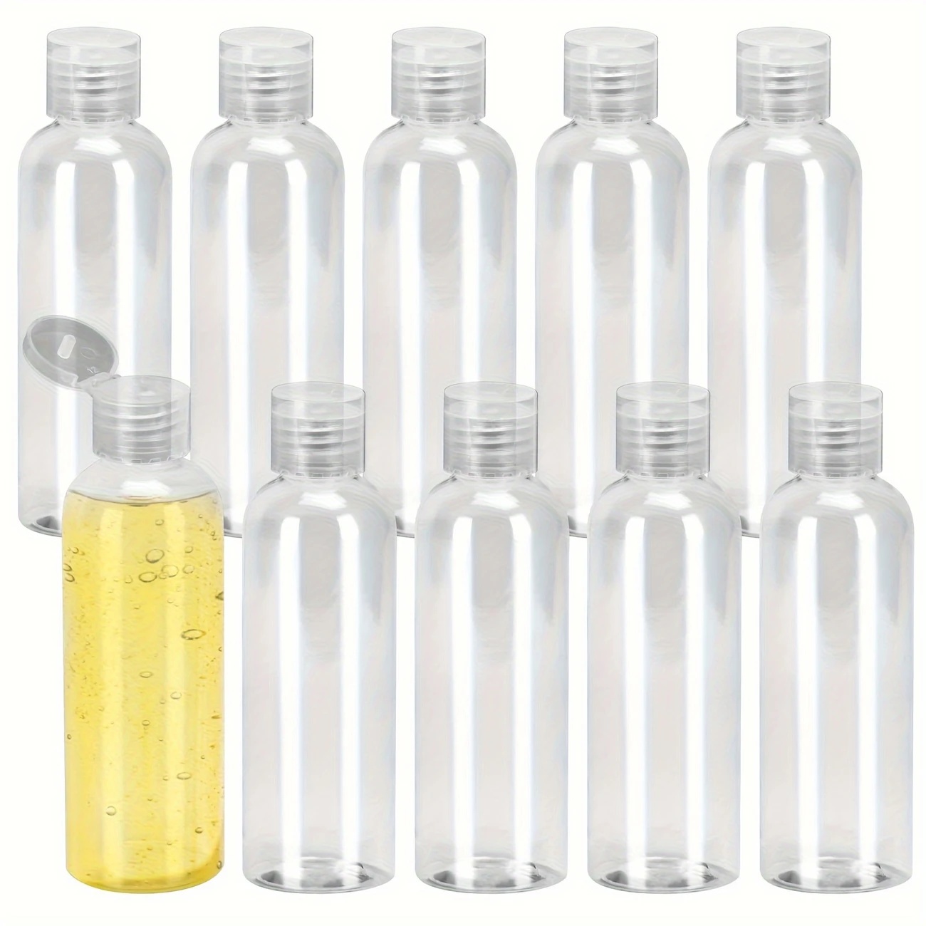 Dry Shampoo Travel - 1/3/5/10Pcs 50ML 100ML พลาสติกบีบขวด Flip-Top ฝาปิดโลชั่นแชมพู