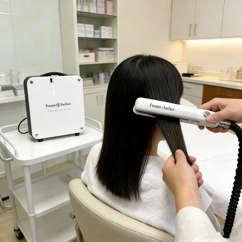 Hair Care Keratin Treatment - เครื่องบำบัดผมด้วยคลิปไอซ์ สำหรับการดูแลและซ่อมแซมผมเสียให้เรียบลื่น ด้วยเคราติน สำหรับการดูแลผมอย่างมืออาชีพ
