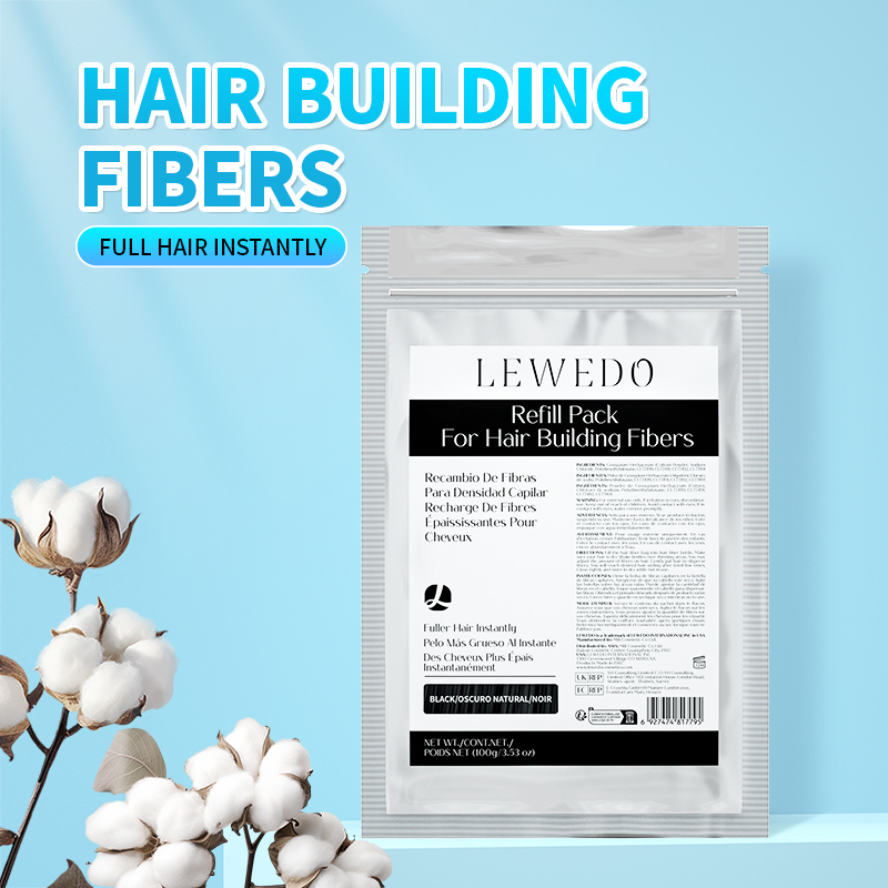 Hair Care Keratin - ผงไฟเบอร์เส้นผม 100 กรัม ไฟเบอร์ปลูกผมแบบทันที ถุงเติม รีฟิล