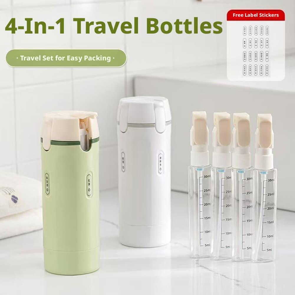 Dry Shampoo Travel - ขวดแบ่งบรรจุแบบพกพา 4 ชิ้น ขนาด 30 มล.