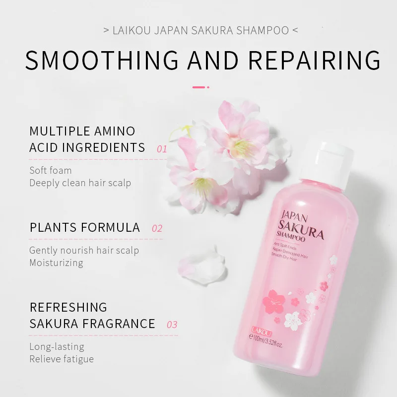 LAIKOU ญี่ปุ่น Sakura แชมพูซ่อ - Hair Care In Japan บทวิจารณ์และราคา