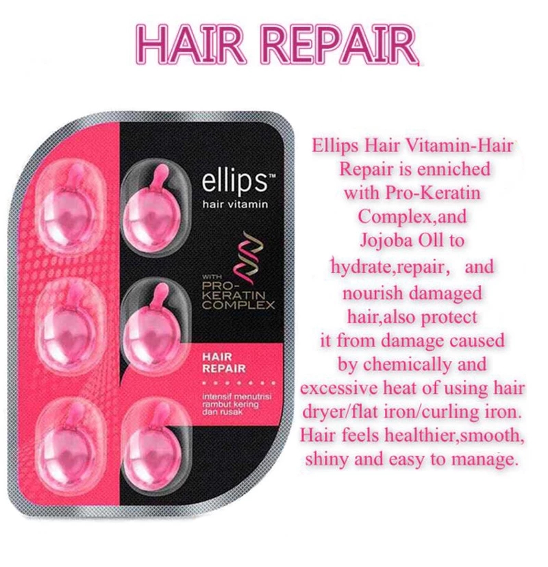 ผลิตภัณฑ์บำรุงผม ELLIPS แคปซูล - Hair Care Keratin Treatment บทวิจารณ์และราคา