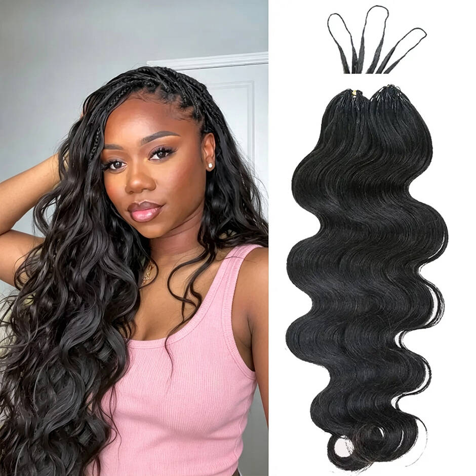 ISEE HAIR บอดี้เวฟ เฟเธอร์โครเ - Crochet Braiding Hair บทวิจารณ์และราคา