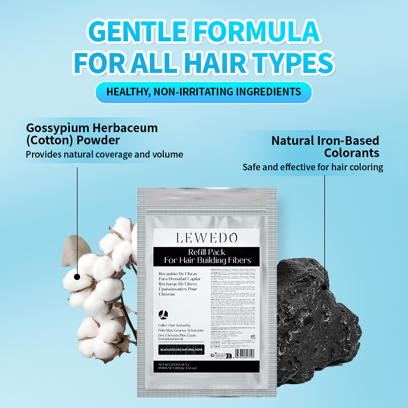 ผงไฟเบอร์เส้นผม 100 กรัม ไฟเบอ - Hair Care Keratin บทวิจารณ์และราคา