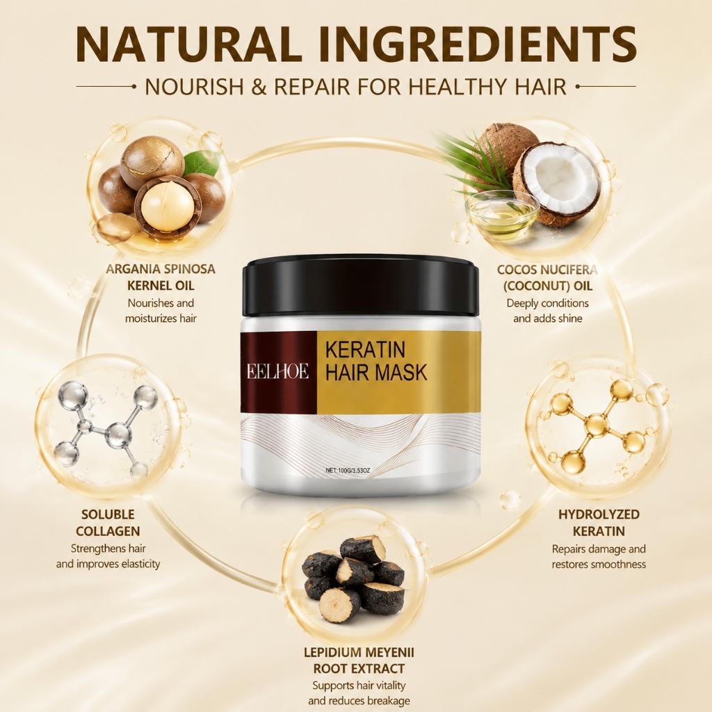 มาส์กบำรุงผมเคราติน อาร์แกน น้ - Hair Care Keratin บทวิจารณ์และราคา