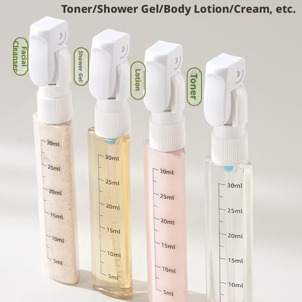 ขวดแบ่งบรรจุแบบพกพา 4 ชิ้น ขนา - Dry Shampoo Travel บทวิจารณ์และราคา