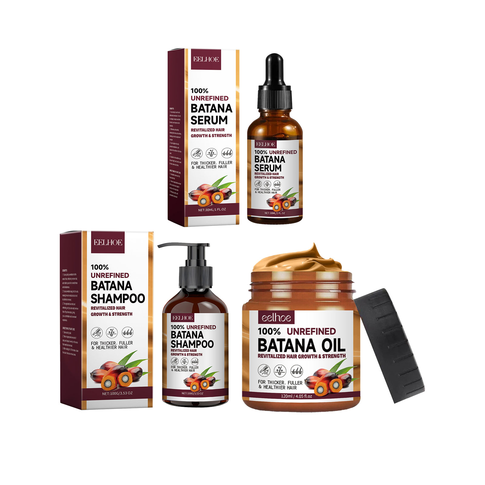 EELHOE Natural Batana Oil Deep - Hair Care Keratin บทวิจารณ์และราคา
