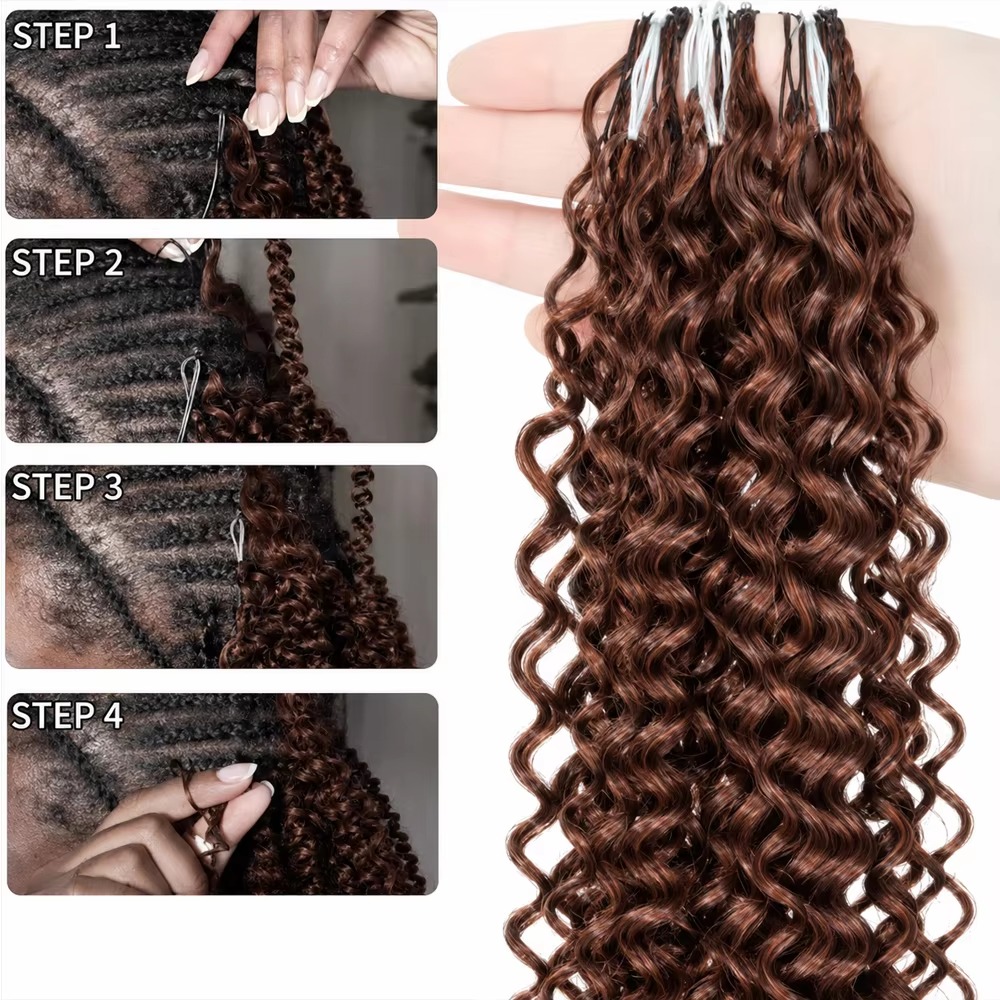 สมายล์เกิร์ล ดีพเวฟ โครเชต์ ผม - Crochet Braiding Hair บทวิจารณ์และราคา