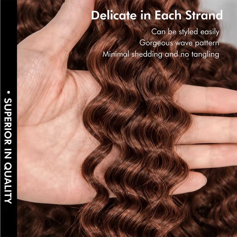 สมายล์เกิร์ล ดีพเวฟ โครเชต์ ผม - Crochet Braiding Hair บทวิจารณ์และราคา
